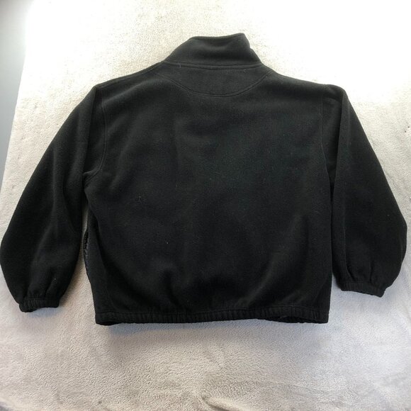 Vintage Sierra Pacific Fleece Jacket XL Outdoors Black Pullover Quater Zip Golf - Picture 11 of 11